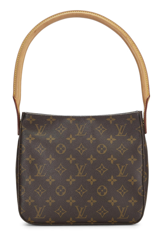 Louis Vuitton, Monogram Canvas Looping MM, Brown