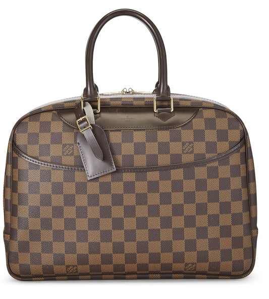 Louis Vuitton, Damier Ebene Deauville, Brown