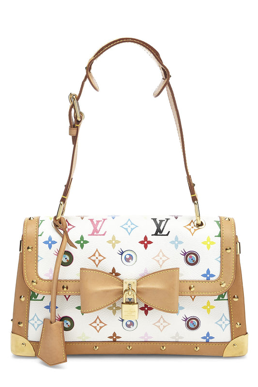 Louis Vuitton, Takashi Murakami x Louis Vuitton Eye Love Monogram Canvas Eye Need You Bag, White