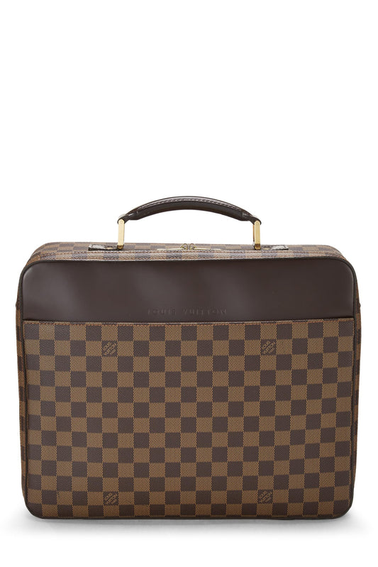 Louis Vuitton, Damier Ebene Porte Ordinateur Sabana, Brown