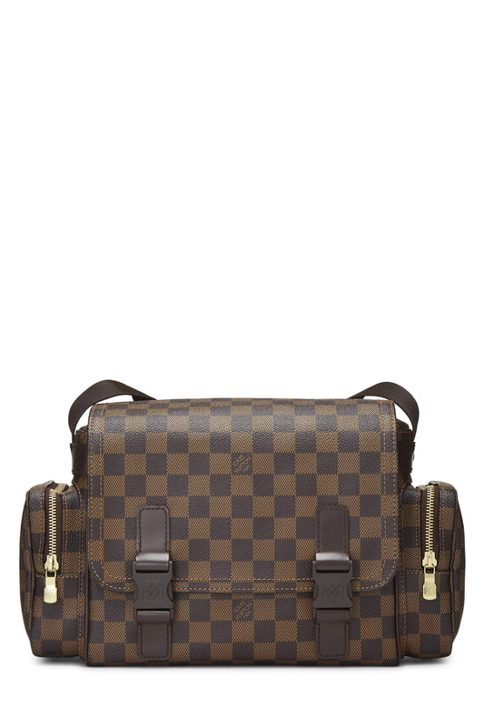 Louis Vuitton, Damier Ebene Melville Messenger, Brown