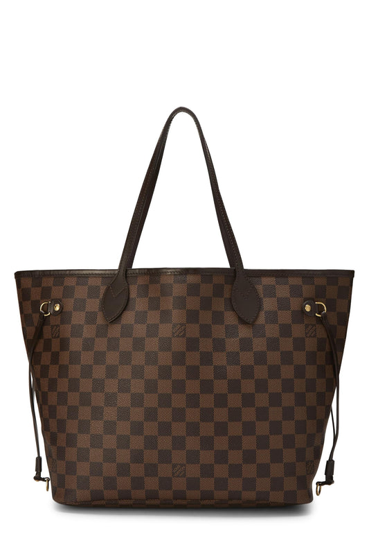 Louis Vuitton, Damier Ebene Neverfull MM NM, Pink