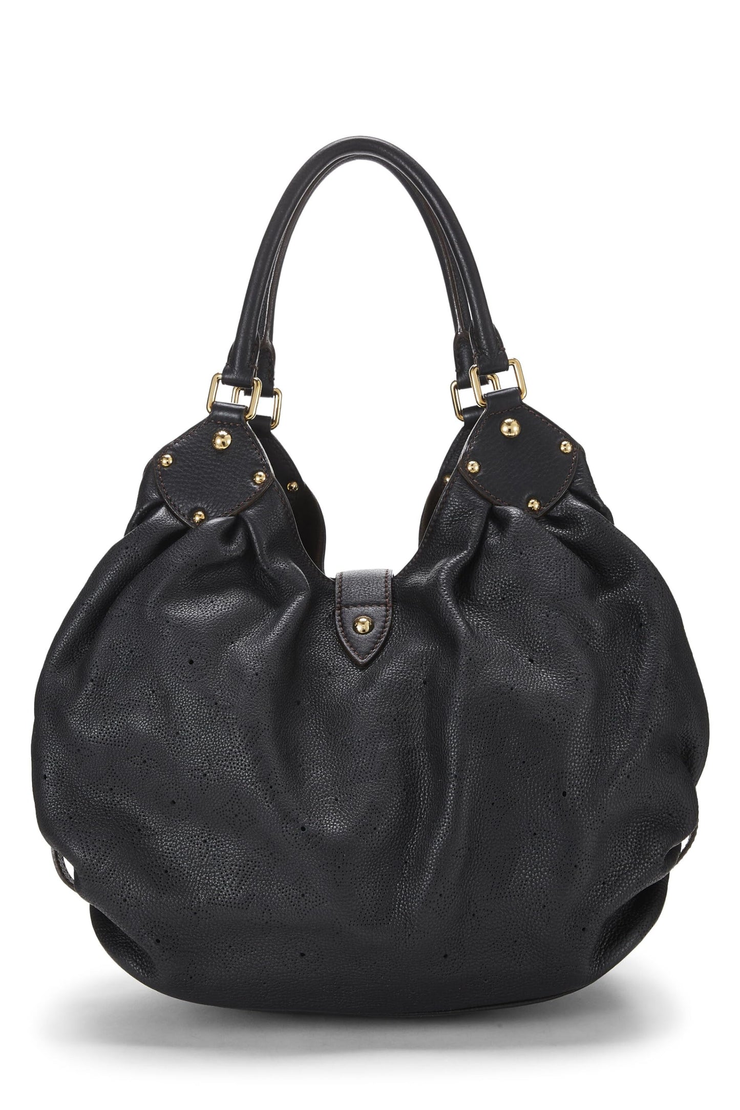 Louis Vuitton, Black Monogram Mahina Large, Black