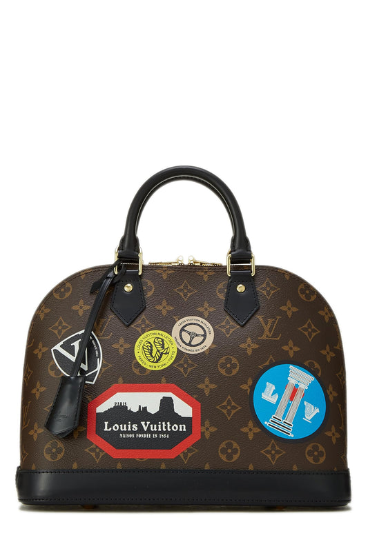 Louis Vuitton, World Tour Monogram Canvas Alma PM, Brown