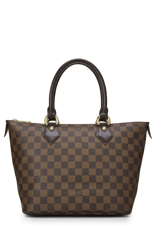 Louis Vuitton, Damier Ebene Saleya PM, Brown