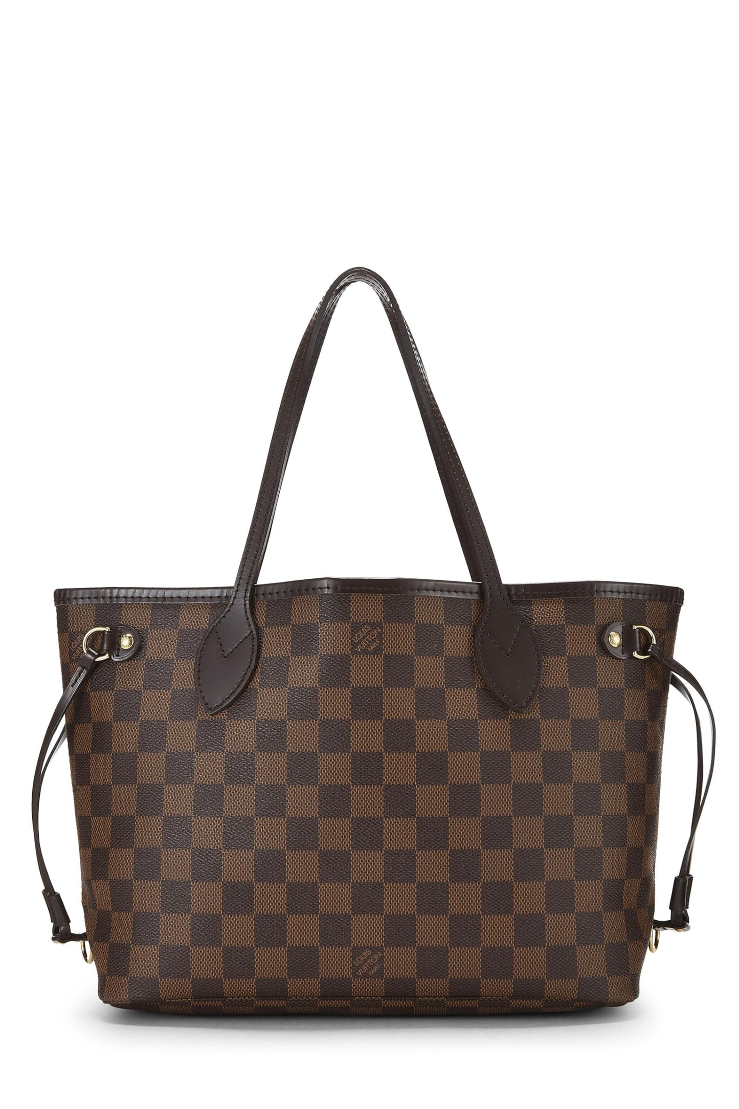 Louis Vuitton, Damier Ebene Neverfull PM, Brown