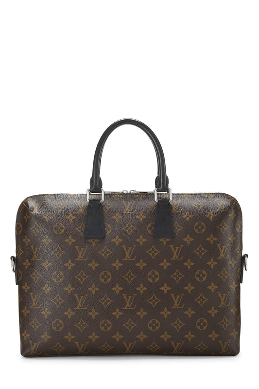 Louis Vuitton, Monogram Macassar Porte-Documents Jour, Brown