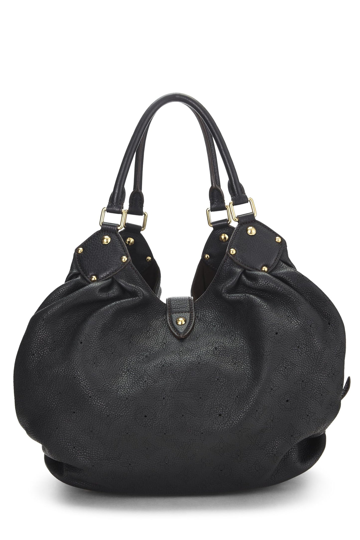 Louis Vuitton, Black Monogram Mahina Large, Black