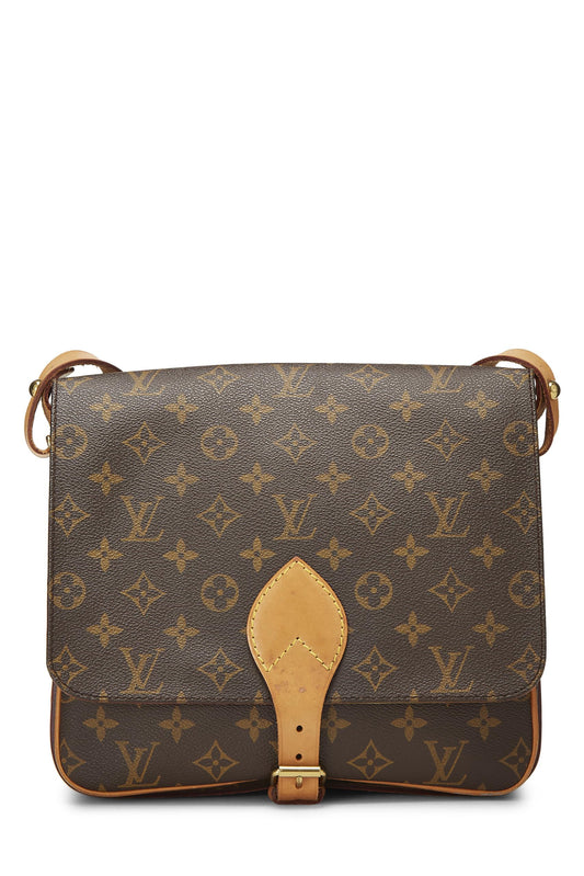 Louis Vuitton, Monogram Canvas Cartouchiere GM, Brown