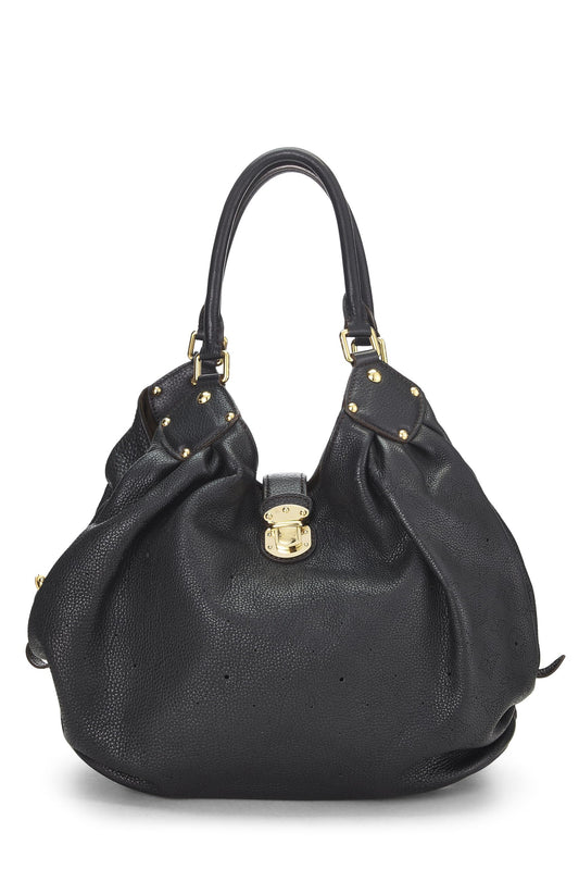 Louis Vuitton, Black Monogram Mahina Large, Black