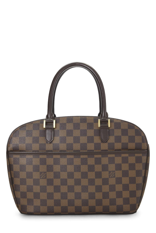 Louis Vuitton, Damier Ebene Sarria Horizontal, Brown