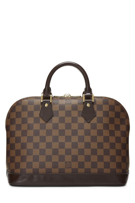 Louis Vuitton, Damier Ebene Alma PM, Brown