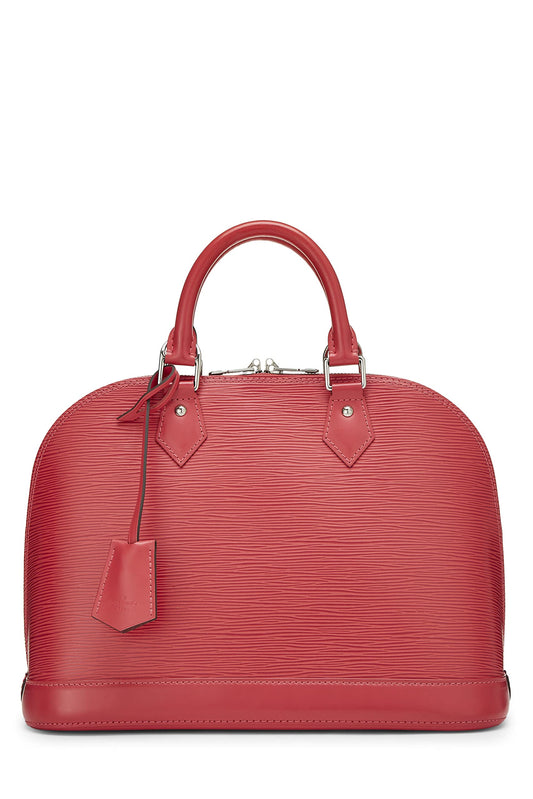 Louis Vuitton, Coquelicot Epi Alma NM PM, Pink