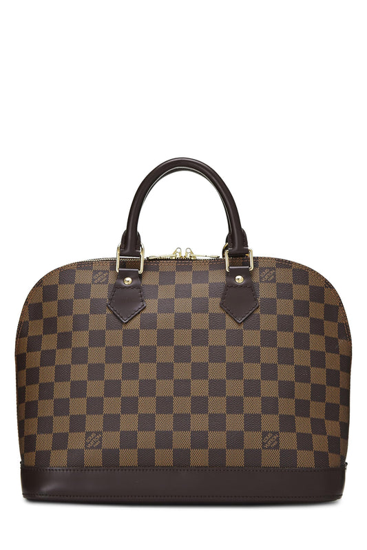 Louis Vuitton, Damier Ebene Alma PM, Brown
