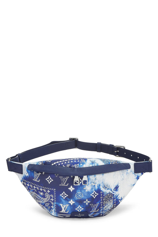 Louis Vuitton, Blue Monogram Bandana Discovery Bumbag, Blue