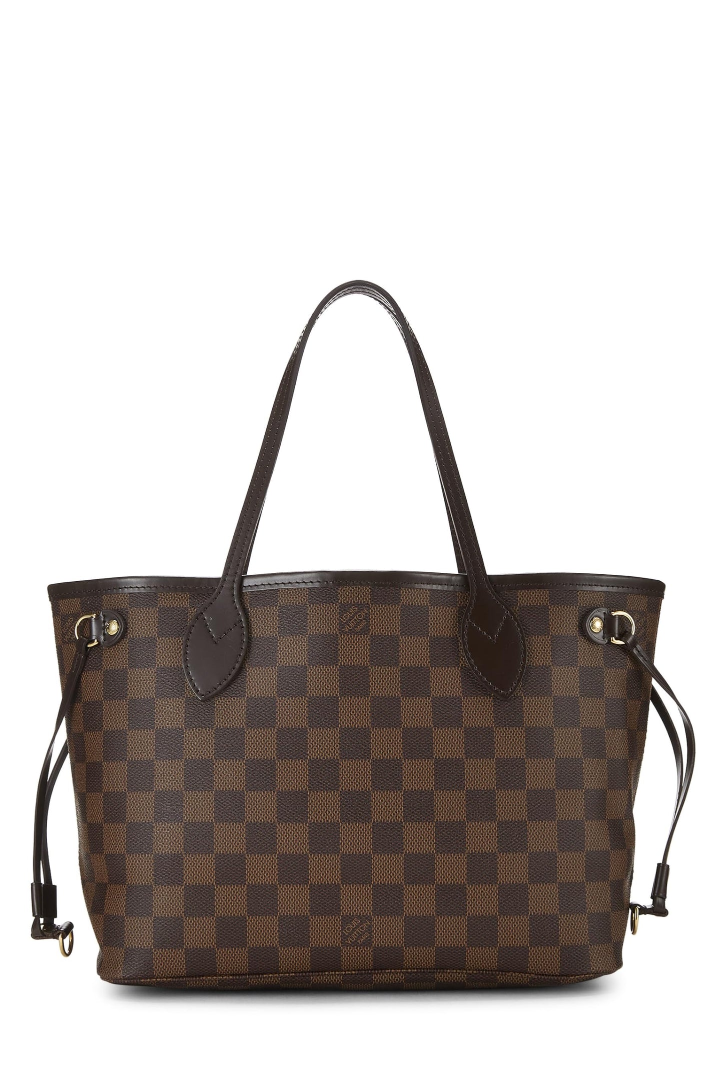 Louis Vuitton, Damier Ebene Neverfull PM, Brown