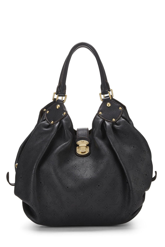 Louis Vuitton, Black Monogram Mahina Large, Black