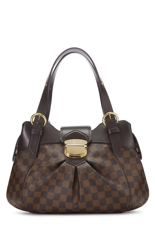 Louis Vuitton, Damier Ebene Sistina PM, Brown