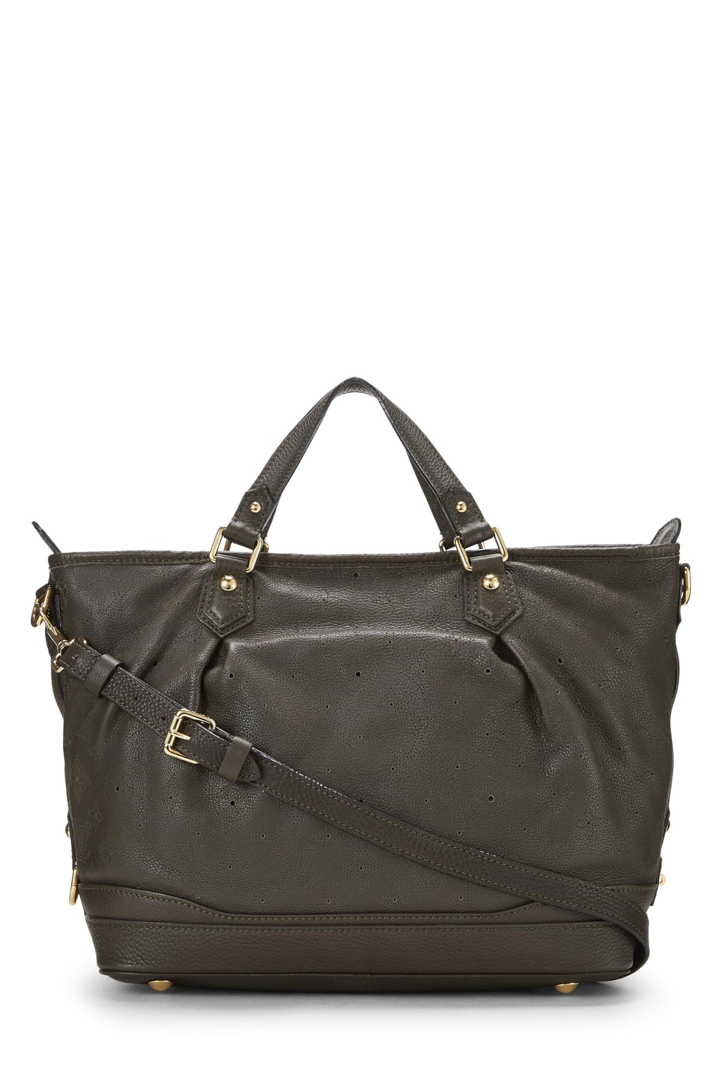 Louis Vuitton, Green Monogram Mahina Leather Stellar PM, Green