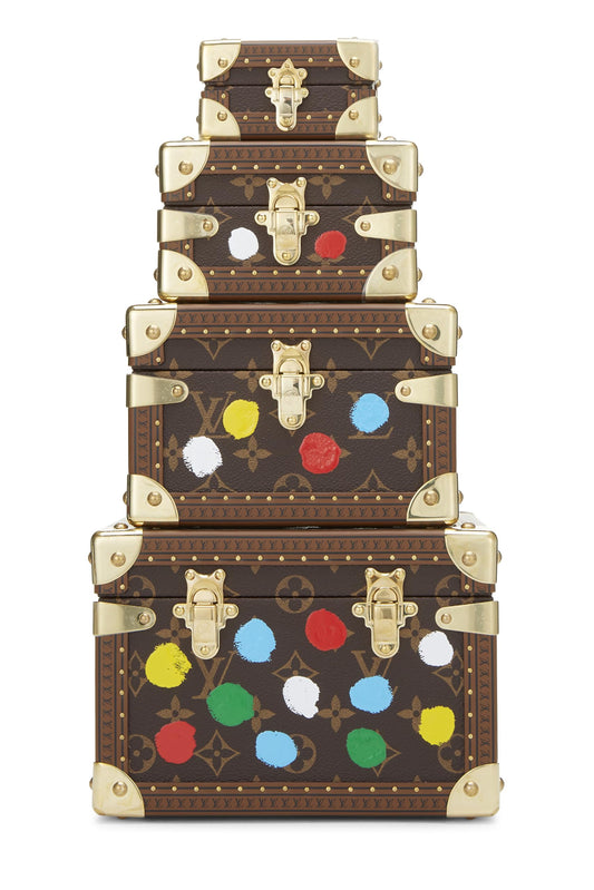 Louis Vuitton, Yayoi Kma x Louis Vuitton Monogram Multicolor Dots Malle Pyramide, Multi
