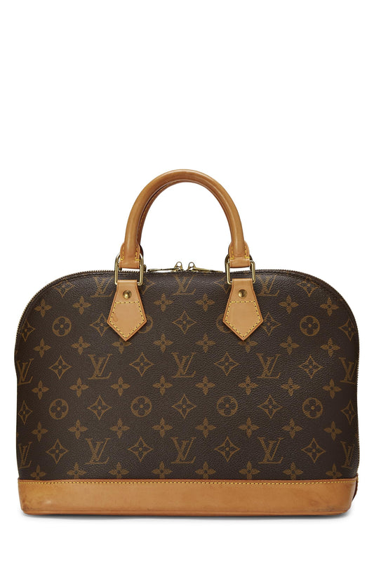 Louis Vuitton, Monogram Canvas Alma PM, Brown