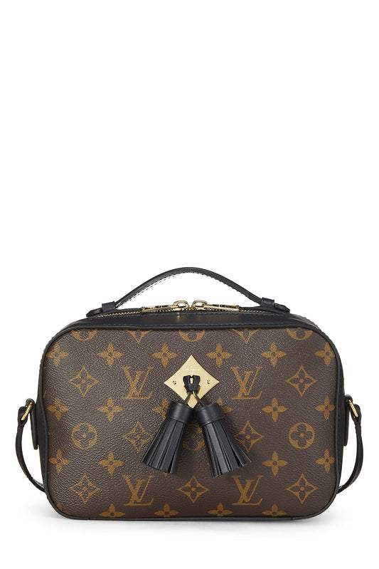 Louis Vuitton, Black Monogram Canvas Saintonge, Black