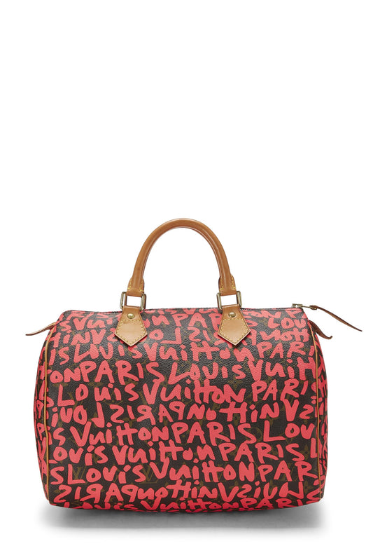 Louis Vuitton, Stephen Spro x Louis Vuitton Monogram Pink Graffiti , Pink