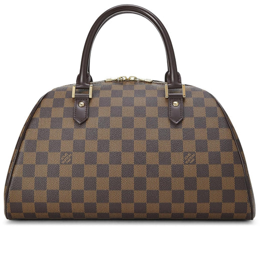 Louis Vuitton, Damier Ebene Ribera MM, Brown