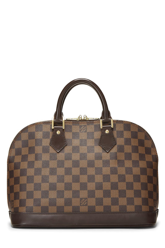 Louis Vuitton, Damier Ebene Alma PM, Brown