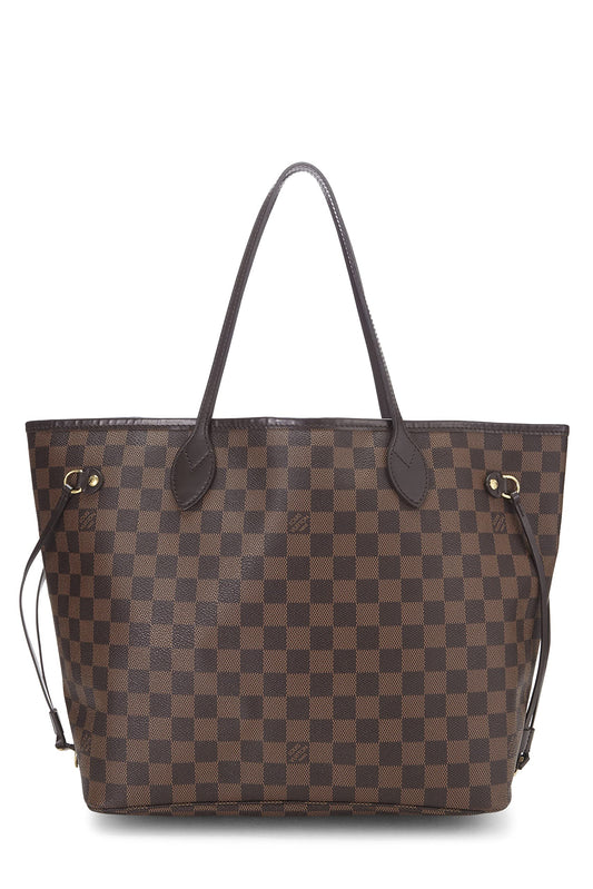 Louis Vuitton, Damier Ebene Neverfull MM, Brown