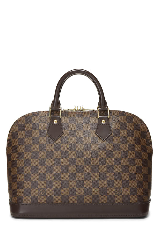 Louis Vuitton, Damier Ebene Alma PM, Brown