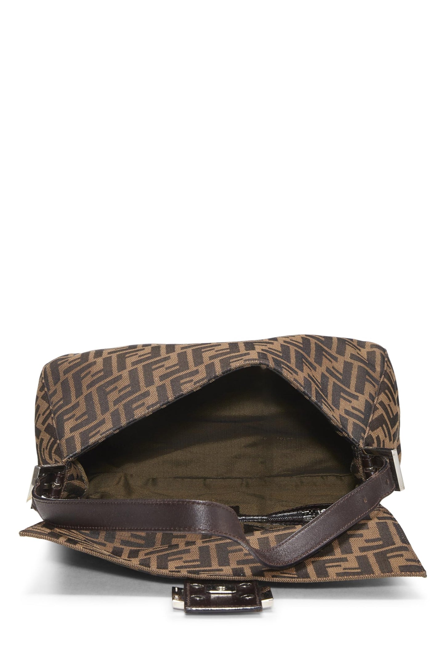 Fendi, Brown Zucca Canvas Mama, Brown