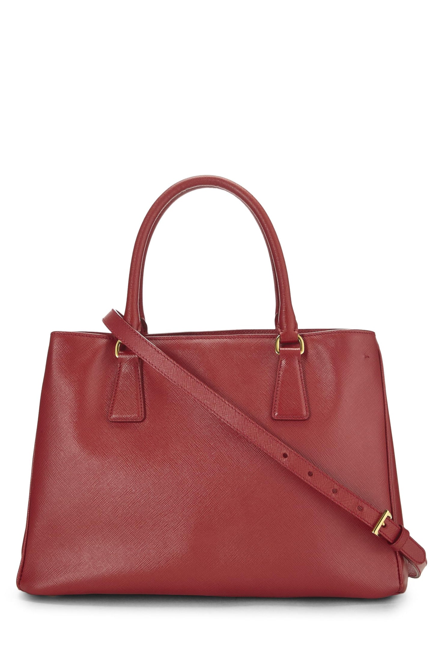 Prada, Red Saffiano Executive Tote Large, Red