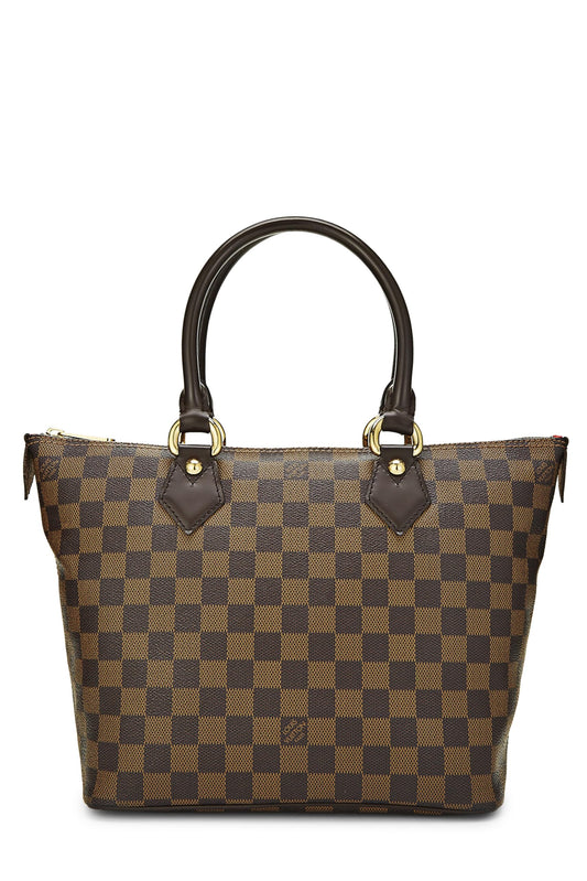 Louis Vuitton, Damier Ebene Saleya PM, Brown