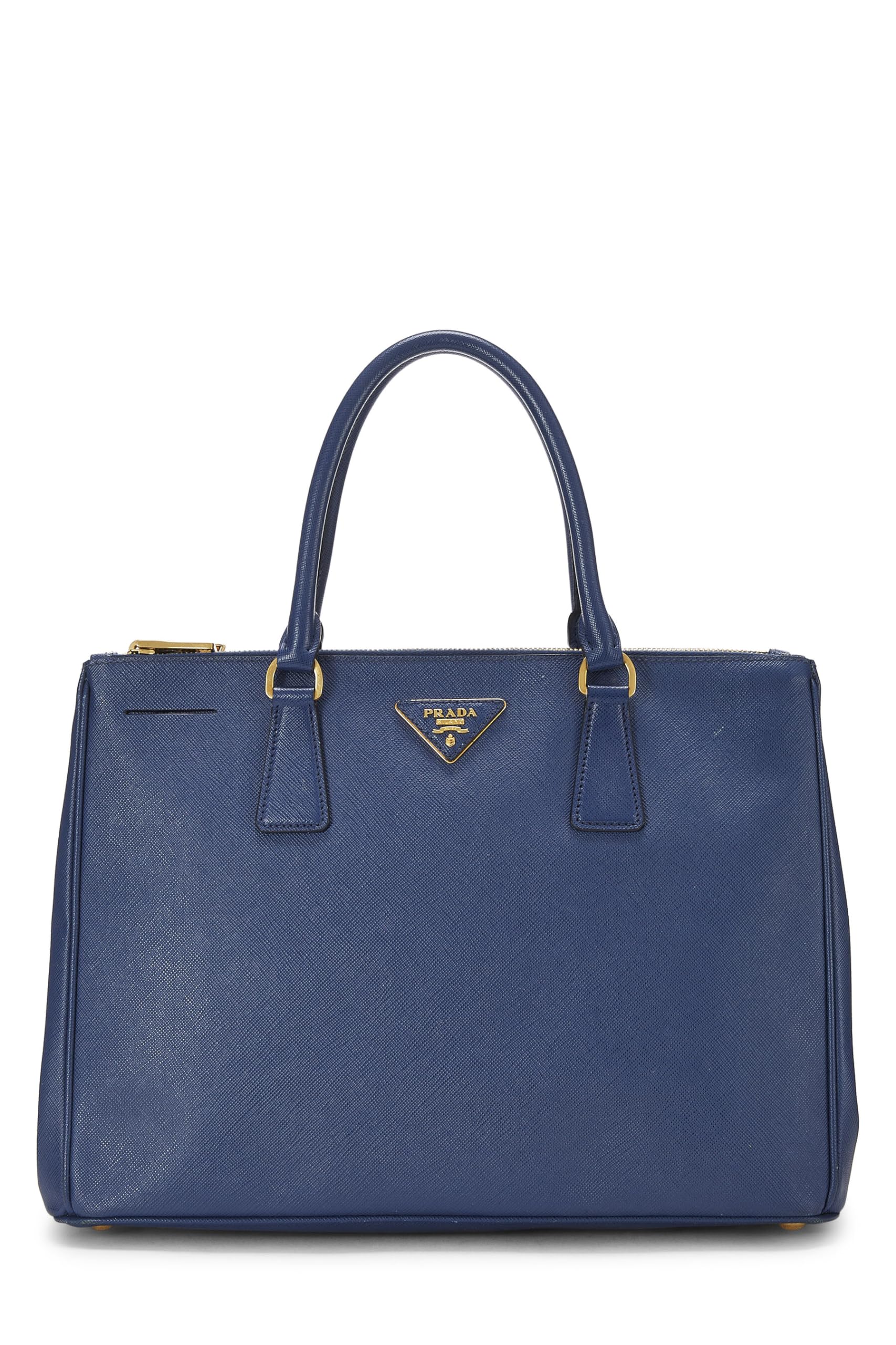 Prada, Blue Saffiano Executive Tote Medium, Navy