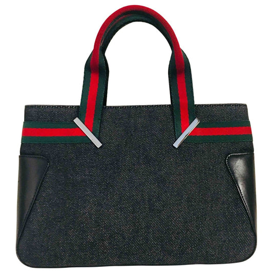 Gucci black denim - jeans handbag