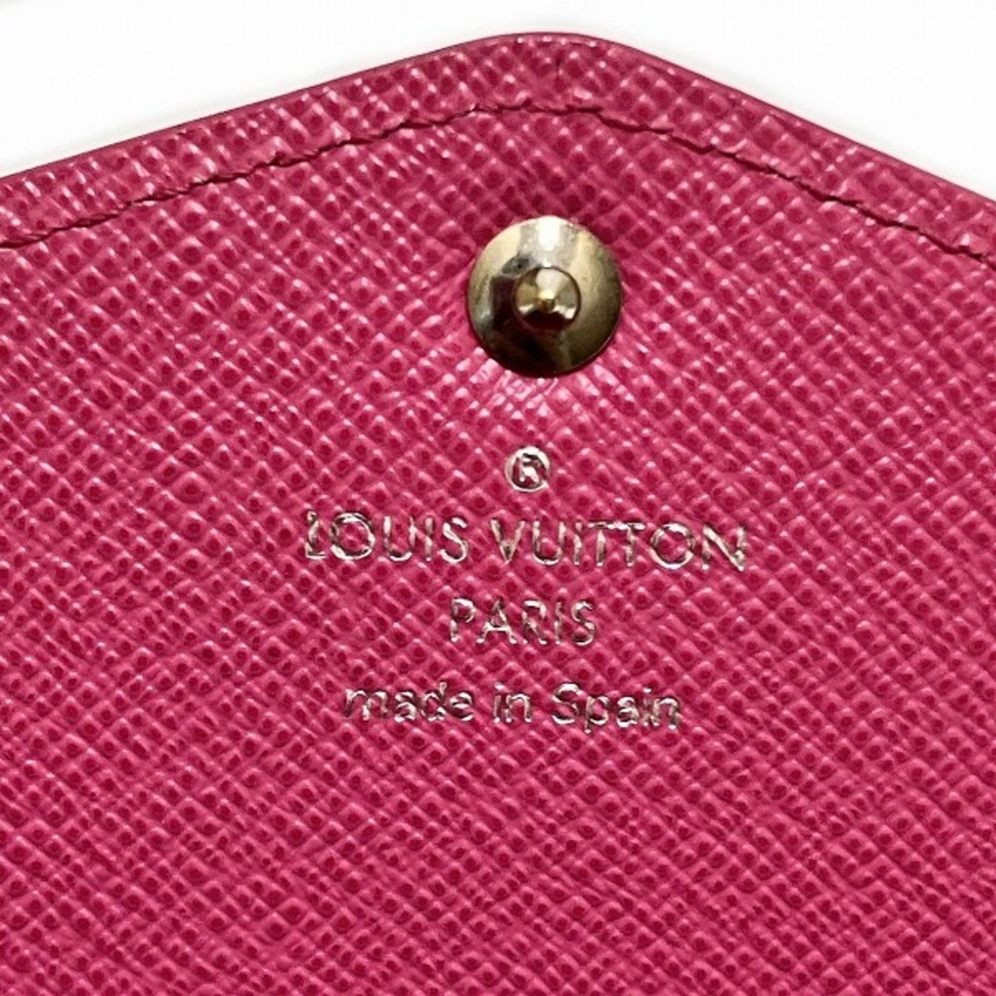 Louis Vuitton Epi Noir pink Long Wallet (Bi-Fold)