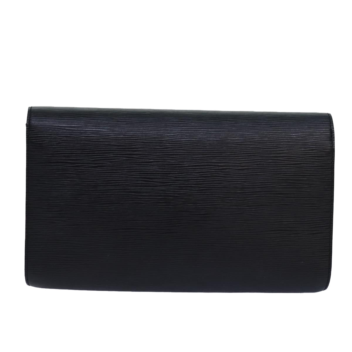 LOUIS VUITTON Epi Chaillot Clutch Bag Black M52542 LV Auth 82070