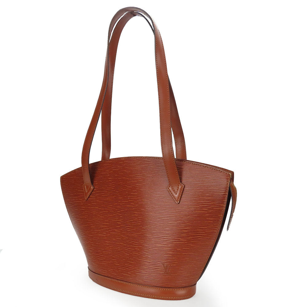 LOUIS VUITTON Tote Bag Epi Leather Brown Sun jack shopping