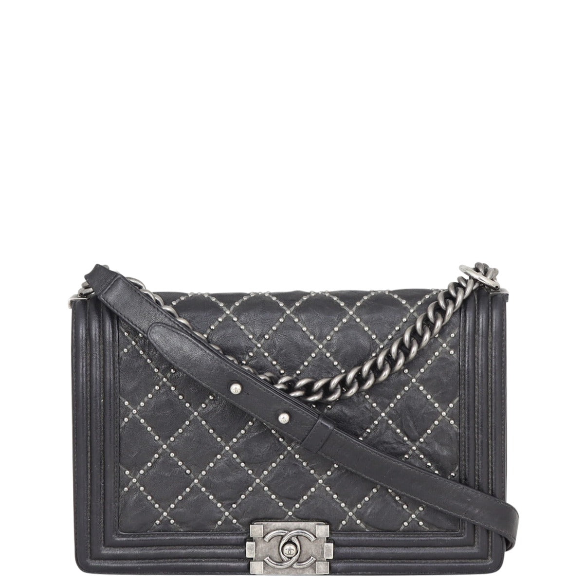 Chanel Boy New Medium Studded