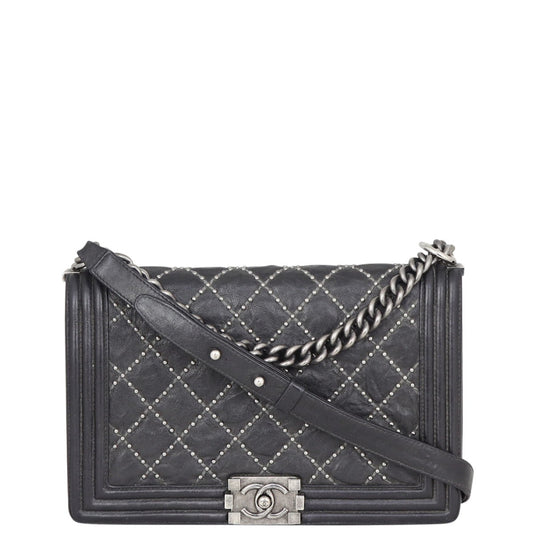 Chanel Boy New Medium Studded
