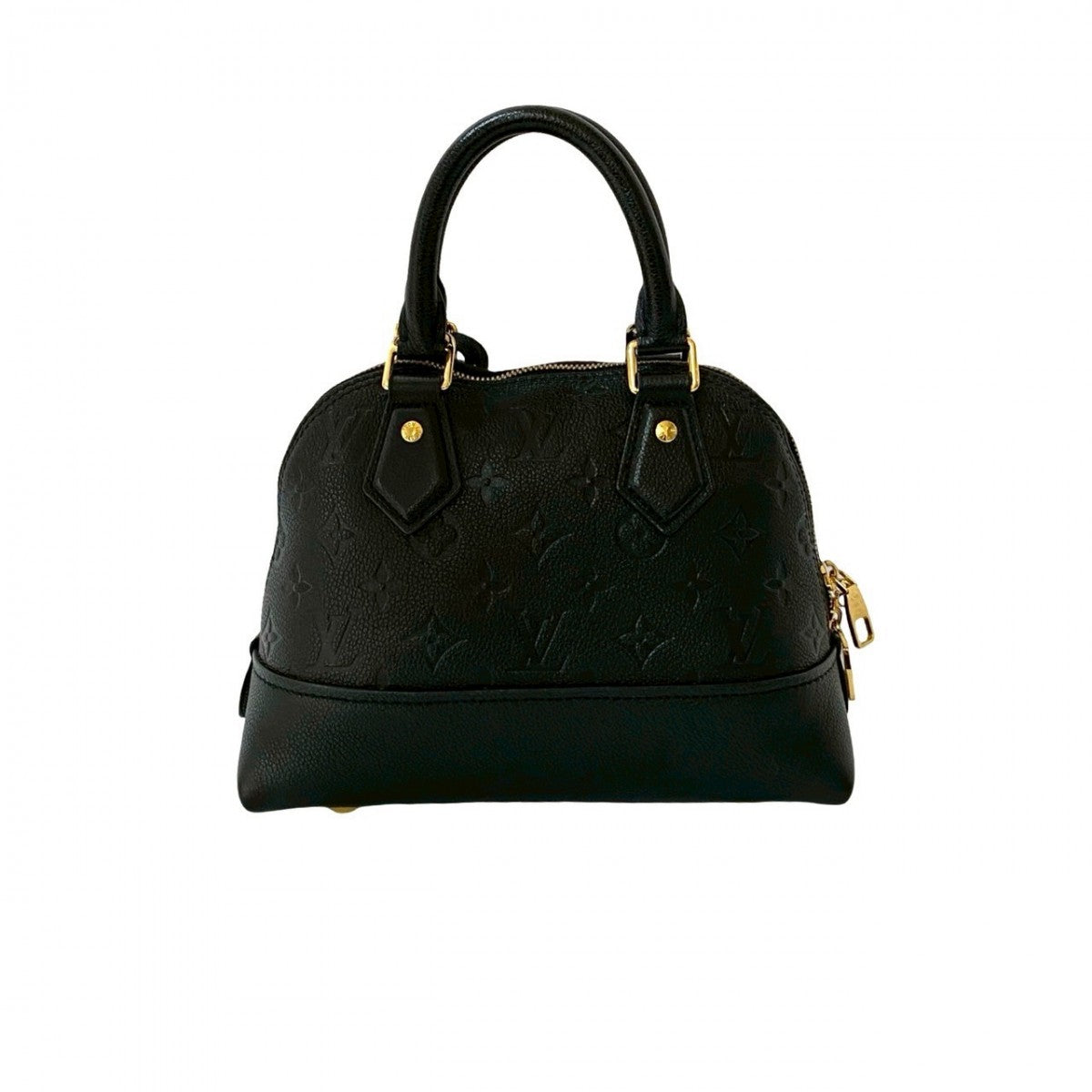LOUIS VUITTON Shoulder Bag leather black Monogram Ann Platt Neo Arma BB