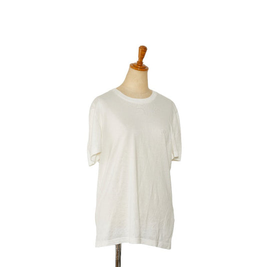Louis vuitton Logo VCCM09 Half-Hand T-Shirt Cotton White Men's Hole
