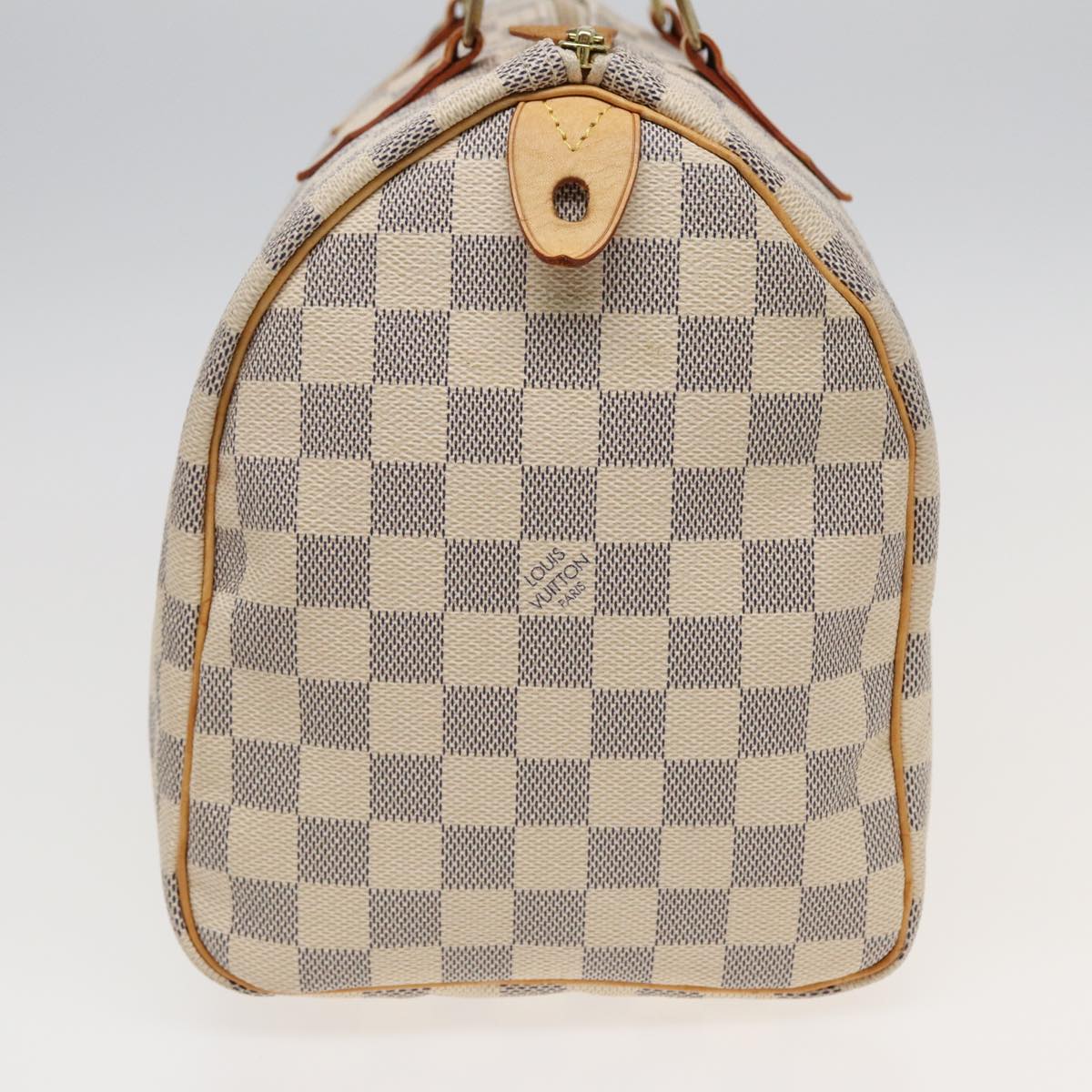 LOUIS VUITTON Damier Azur Hand Bag N41533 LV Auth 82547