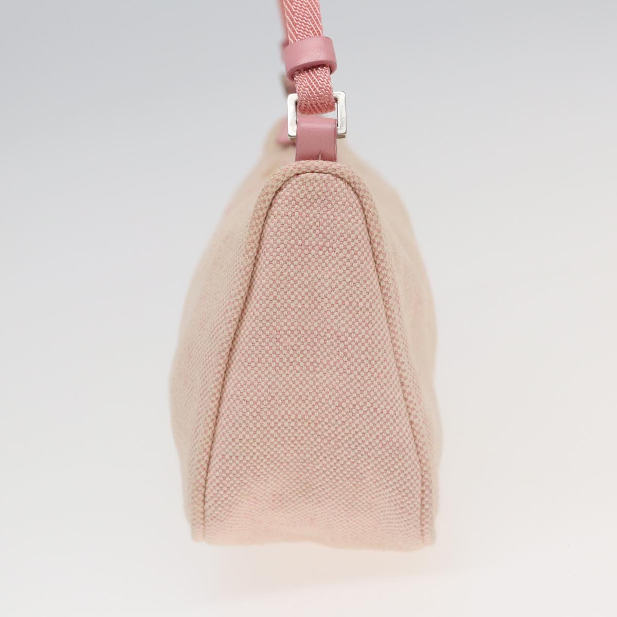PRADA Sports Accessory Pouch Canvas Pink Auth Luxury Handbag