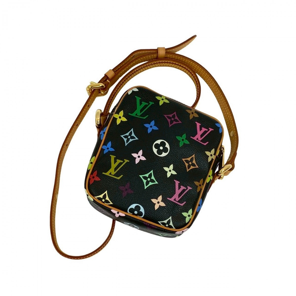 LOUIS VUITTON Shoulder Bag leather multicolor Monogram multicolor lift