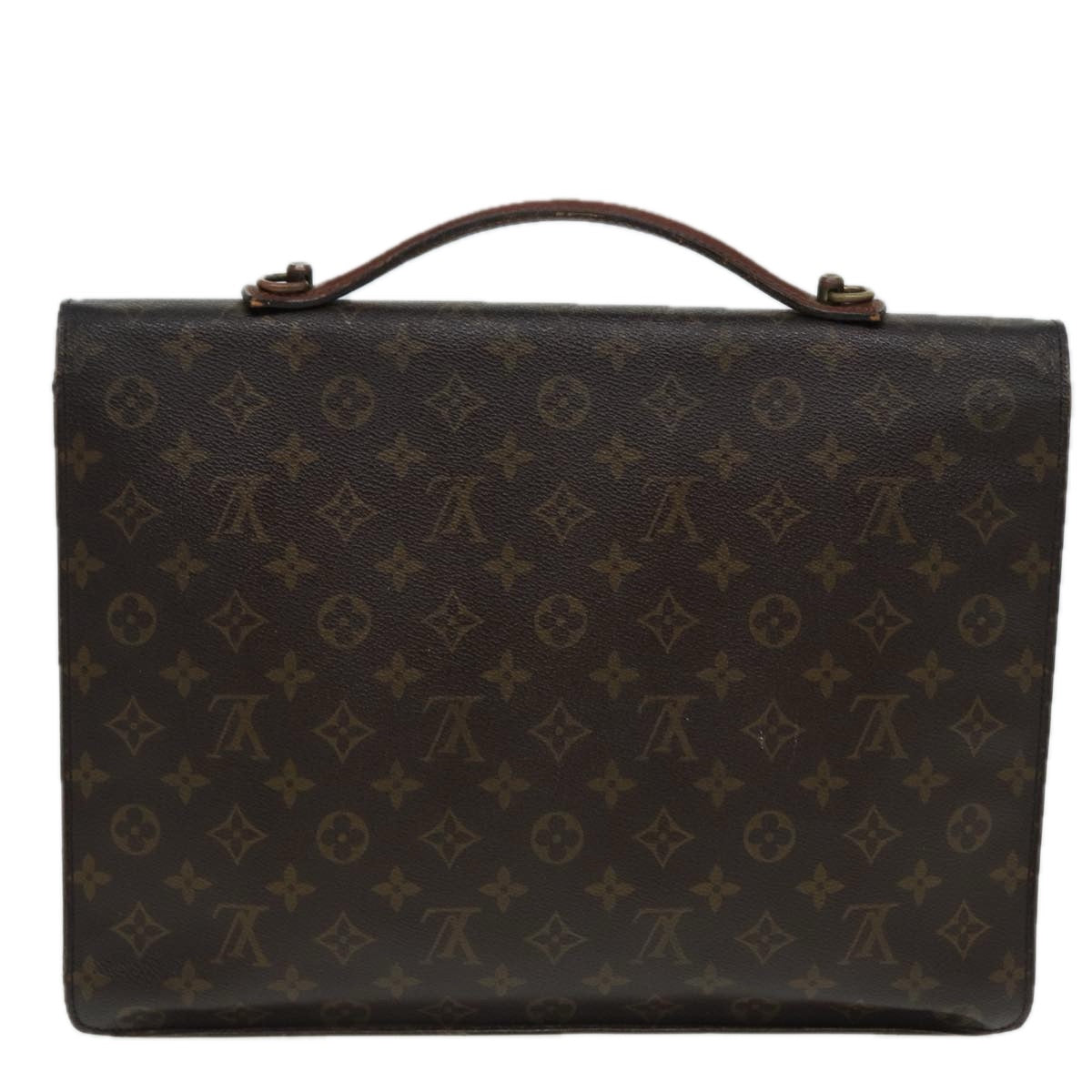 LOUIS VUITTON Monogram Porte Documents Bandouliere Bag M53338 LV Auth 82682