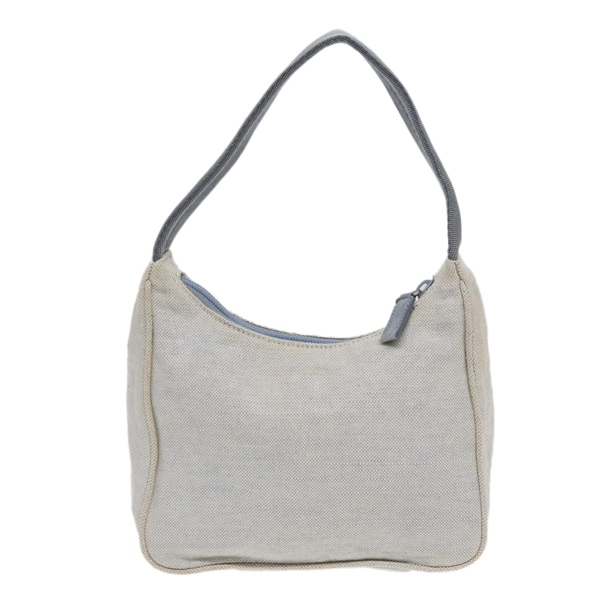 PRADA Sports Accessory Pouch Canvas Light Blue Auth Luxury Handbag