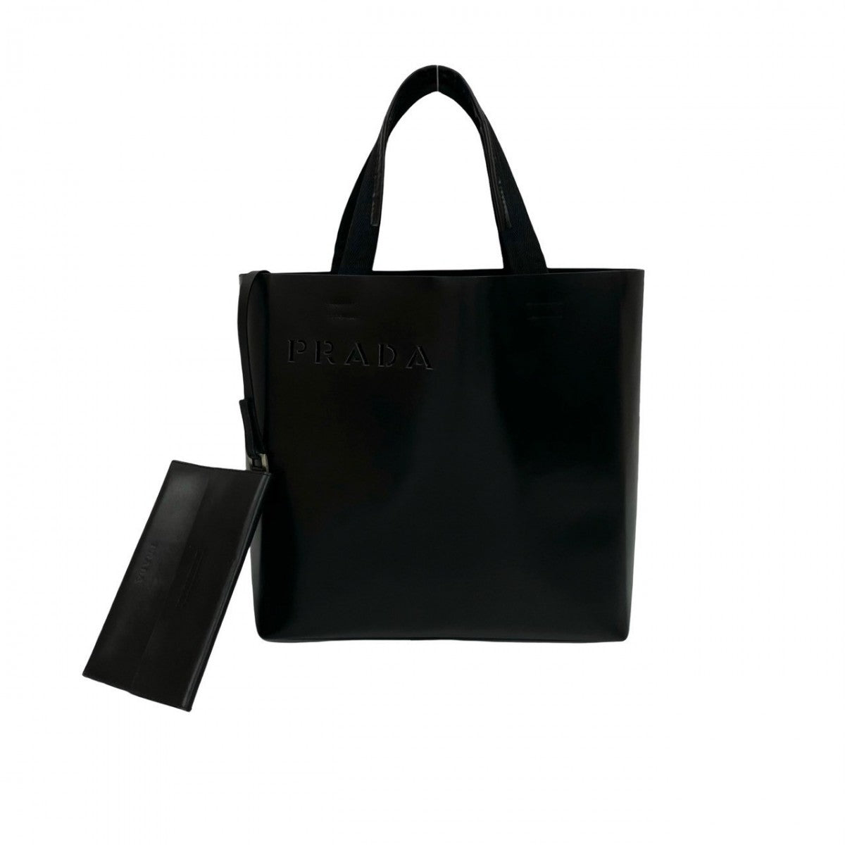 PRADA Handbag leather black - Style 3