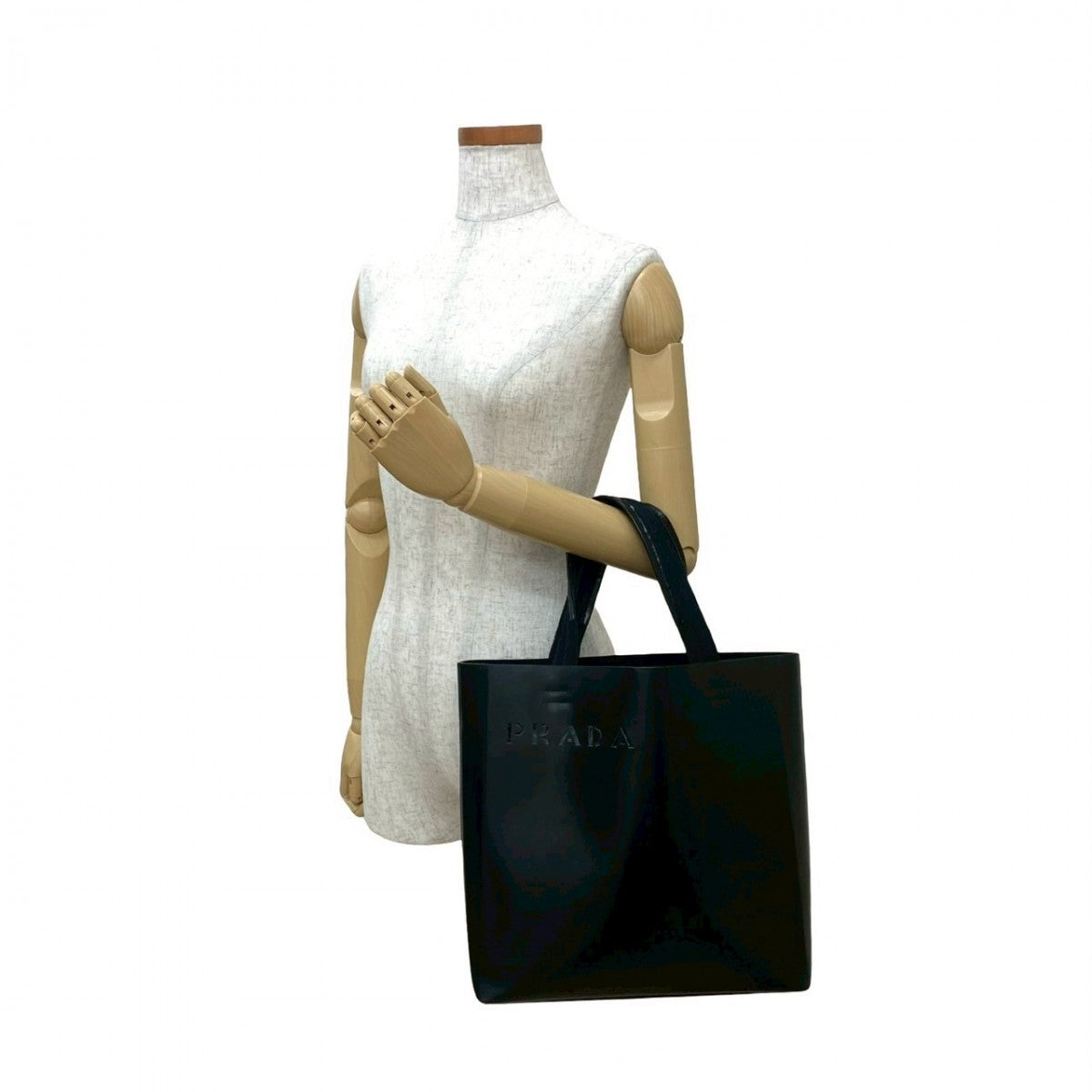 PRADA Handbag leather black - Style 3